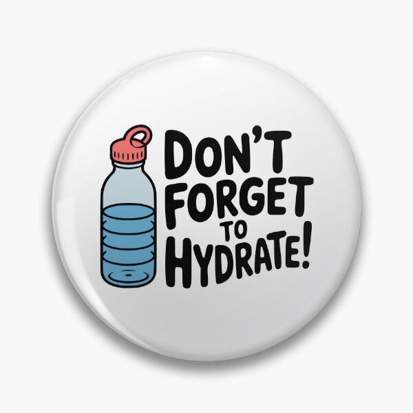Item preview, Don't Forget To Hydrate! Cute Hydration Pun designed and sold by PMCreative.