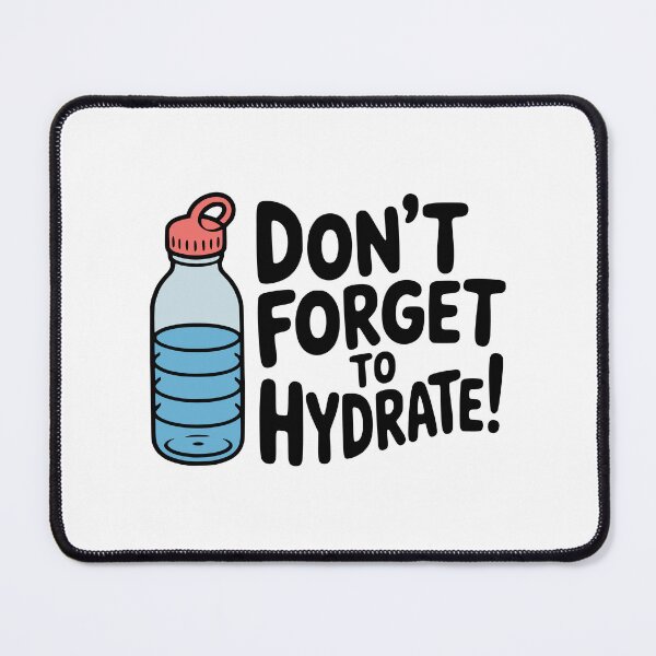 Item preview, Don't Forget To Hydrate! Cute Hydration Pun designed and sold by PMCreative.