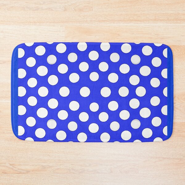 Item preview, White Polka Dots on Sea of Blue designed and sold by Pickle Wicked Designs.