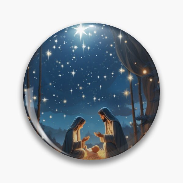 Item preview, Nativity of Jesus – Holy Night Christmas Illustration designed and sold by Leerzen.