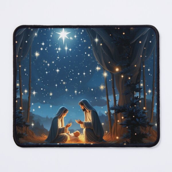 Item preview, Nativity of Jesus – Holy Night Christmas Illustration designed and sold by Leerzen.