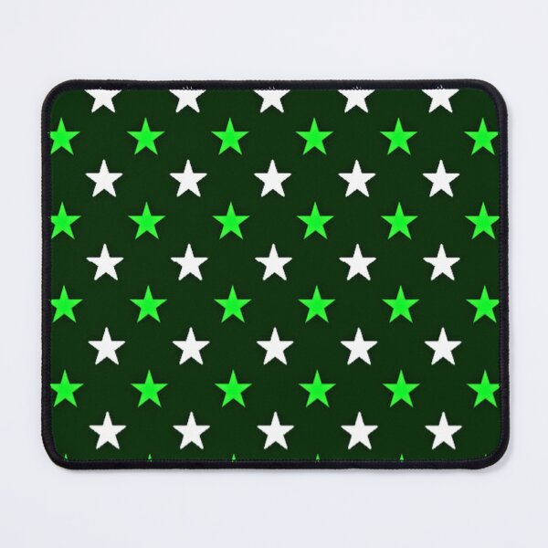 Item preview, Plethora of Stars - Emerald & White designed and sold by Pickle Wicked Designs.