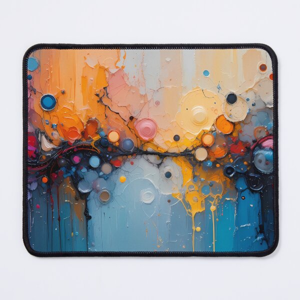 Item preview, Dynamic Abstract Art Pieces Vibrant Color Patterns designed and sold by ART ATTACK ZONE.