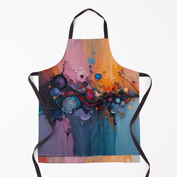 Aperçu de l'œuvre Œuvres d'art abstraites dynamiques, motifs aux couleurs vibrantes créée et vendue par ART ATTACK ZONE.