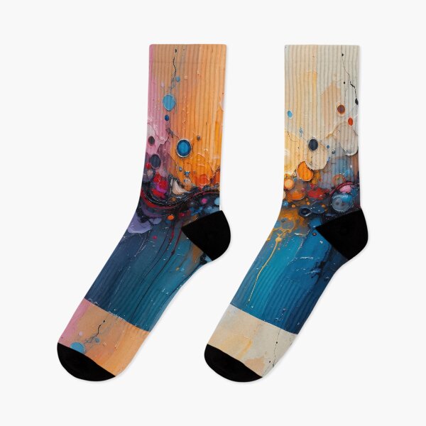 Item preview, Dynamic Abstract Art Pieces Vibrant Color Patterns designed and sold by ART ATTACK ZONE.