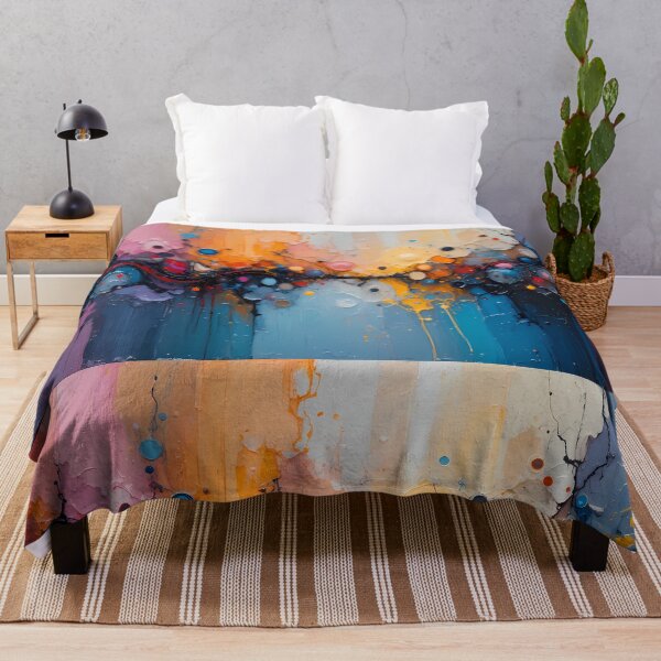 Item preview, Dynamic Abstract Art Pieces Vibrant Color Patterns designed and sold by ART ATTACK ZONE.