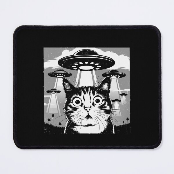 Item preview, Cute Kawaii Cat Abducted by UFO – Funny Alien Anime Meme designed and sold by EVESTUDIOART.
