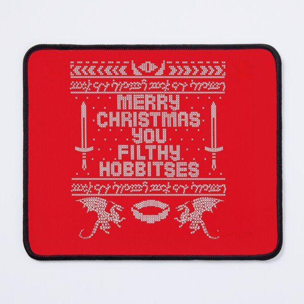 Aperçu de l'œuvre Joyeux Noël, sale hobbit au pull moche créée et vendue par Becooldesing.