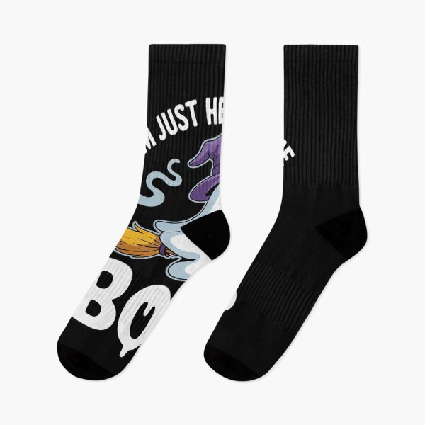 Item preview, I'm Just Here For The Boos Halloween Boo Witch Broomstick  designed and sold by KotexTemu.