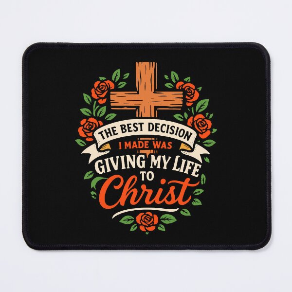 Item preview, The Best Decision I Made Was Giving My Life To Christ designed and sold by plushism.