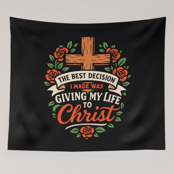 Item preview, The Best Decision I Made Was Giving My Life To Christ designed and sold by plushism.