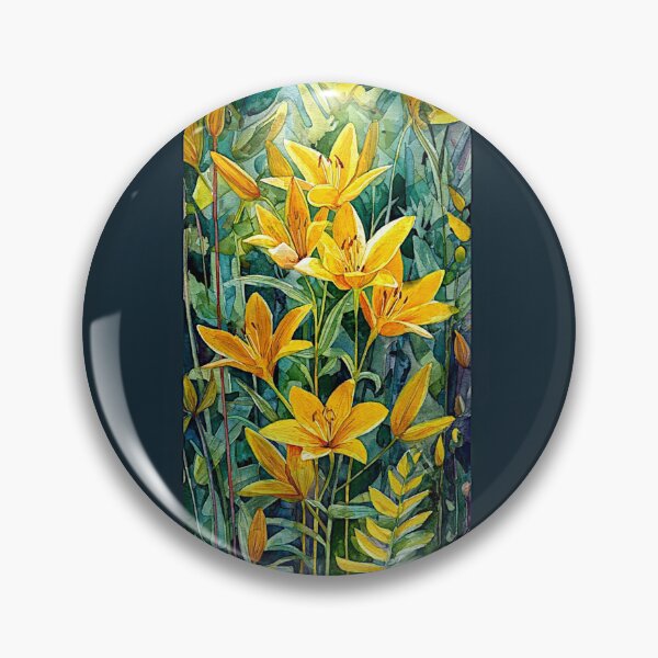 Item preview,  Yellow oranged lilies to Mariana #9 designed and sold by Helios Be. Lavsh.