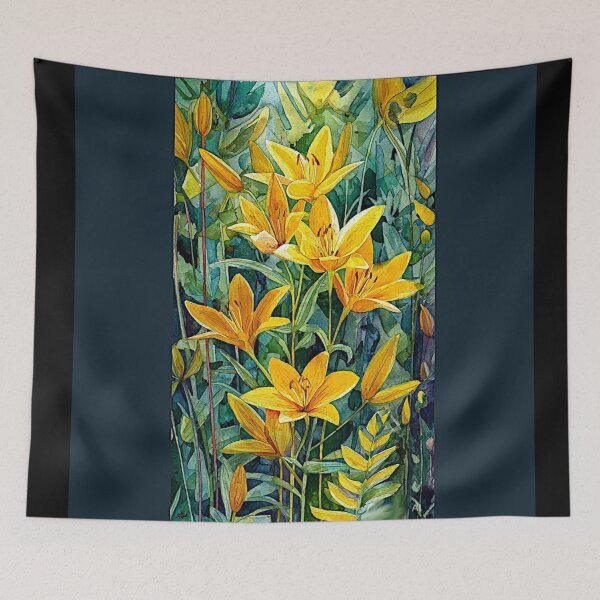 Item preview,  Yellow oranged lilies to Mariana #9 designed and sold by Helios Be. Lavsh.