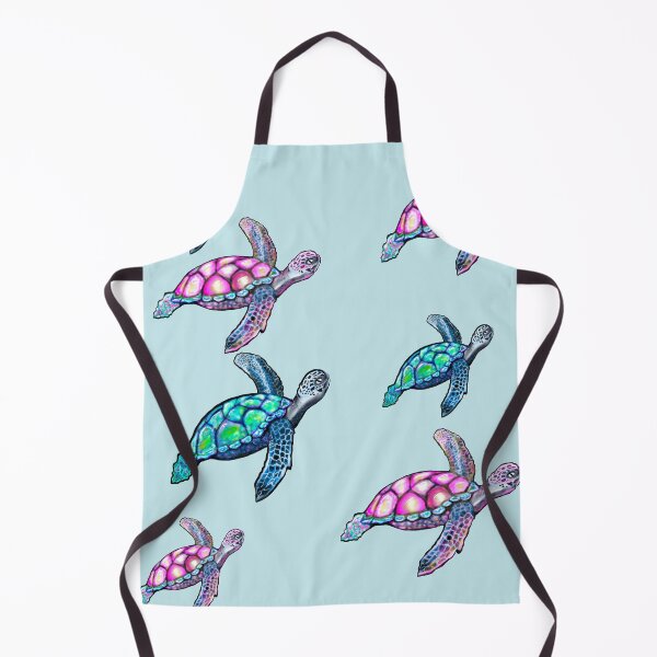 Item preview, Sea Turtle - blue and pink turtles sparkly magical beautiful sea creature designed and sold by Artonmytee.