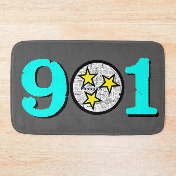 Item preview, Memphis - 901 Azul claro con estrellas doradas designed and sold by Pickle Wicked Designs.