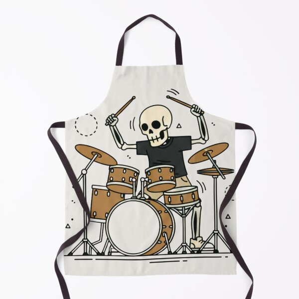 Item preview, DRUMMER | Minimalist Skeleton Streetwear Art designed and sold by DEADLINE. .
