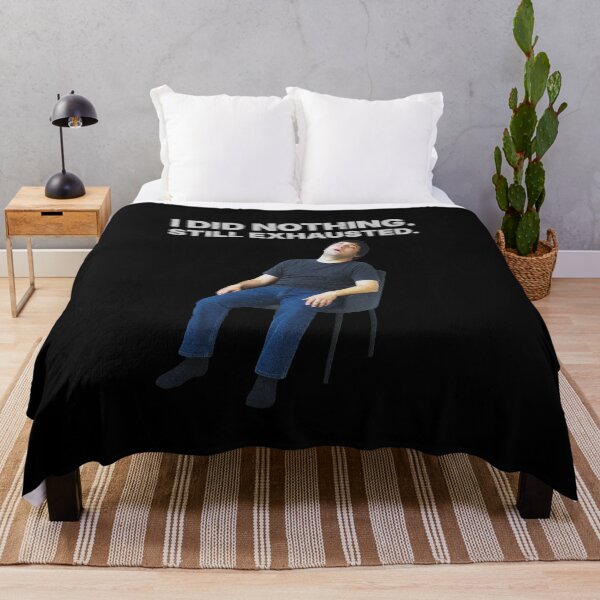 Item preview, I Did Nothing. Still Exhausted. – Relatable burnout meme designed and sold by Badsketchclub.