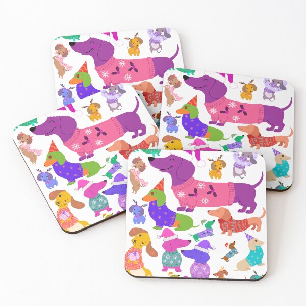 Item preview, Christmas Wieners Explosion! Funky colors designed and sold by MirAgi.