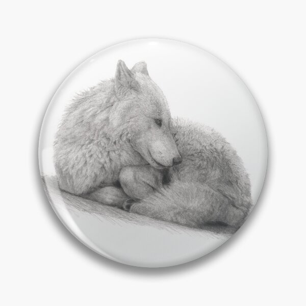 Item preview, Resting Wolf designed and sold by ISEriksonartist.