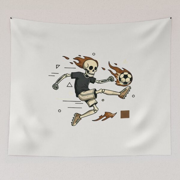 Item preview, FOOTBALL | Minimalist Skeleton Streetwear Art  designed and sold by DEADLINE. .
