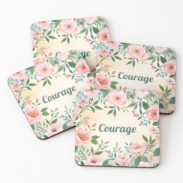 Item preview, Inspiring Echoes - Courage designed and sold by Petalandfur.