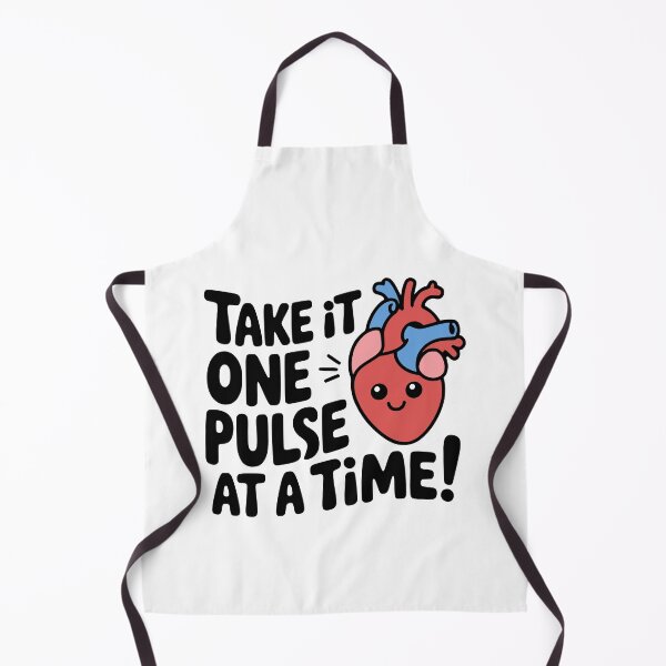 Item preview, Take It One Pulse At A Time! Cute Heart Pun designed and sold by PMCreative.