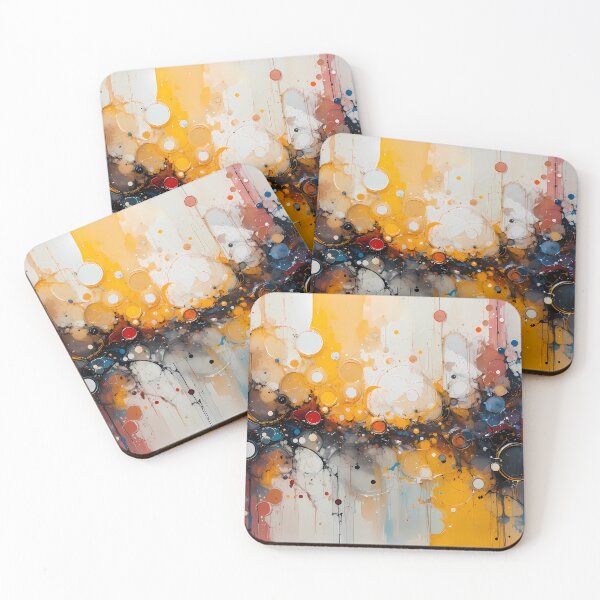 Item preview, Funny Dynamic Abstract Art Pieces Vibrant Color Patterns designed and sold by ART ATTACK ZONE.