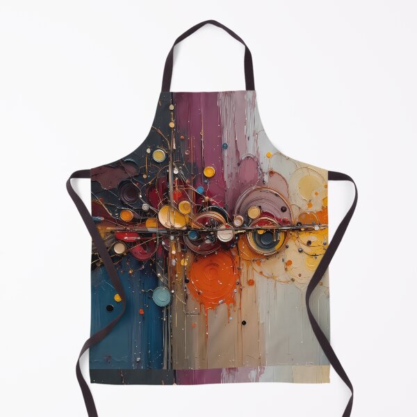Aperçu de l'œuvre Autocollants aux motifs abstraits et dynamiques, couleurs vibrantes créée et vendue par ART ATTACK ZONE.