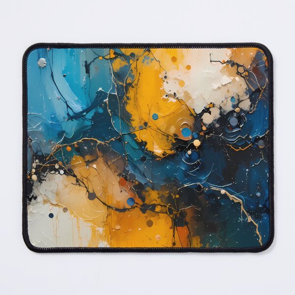 Item preview, Dog Dynamic Abstract Art Pieces Vibrant Color Patterns designed and sold by ART ATTACK ZONE.