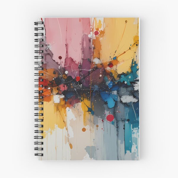 Item preview, Retro Dynamic Abstract Art Pieces Vibrant Color Patterns designed and sold by ART ATTACK ZONE.