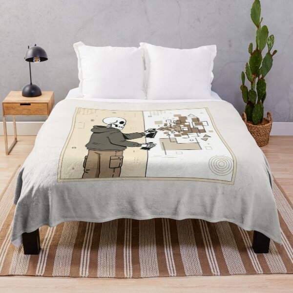Item preview, WALL PAINTER | Minimalist Skeleton Streetwear Art  designed and sold by DEADLINE. .