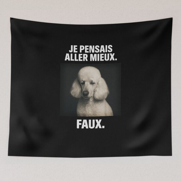 Item preview, I Thought I’d Feel Better. I Was Wrong. – Sad dog meme burnout designed and sold by Badsketchclub.