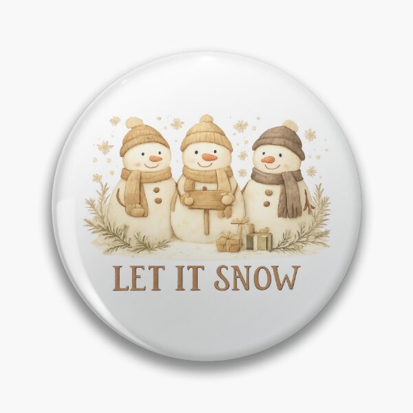 Item preview, Let It Snow Snowmen PNG – Cozy Winter Christmas Sublimation Design designed and sold by BABUSHOP5.