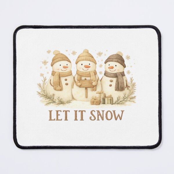 Item preview, Let It Snow Snowmen PNG – Cozy Winter Christmas Sublimation Design designed and sold by BABUSHOP5.