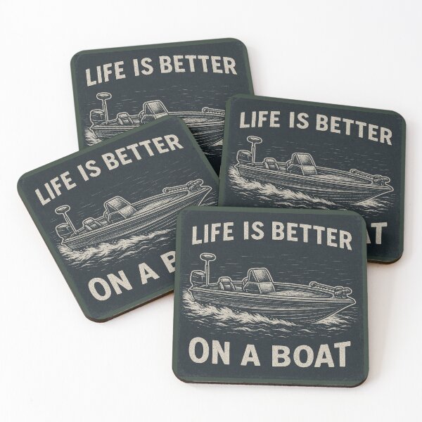Item preview, Life Is Better On A Boat Quote designed and sold by EimSol.