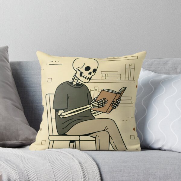 Item preview, READER | Minimalist Skeleton Streetwear Art designed and sold by DEADLINE. .