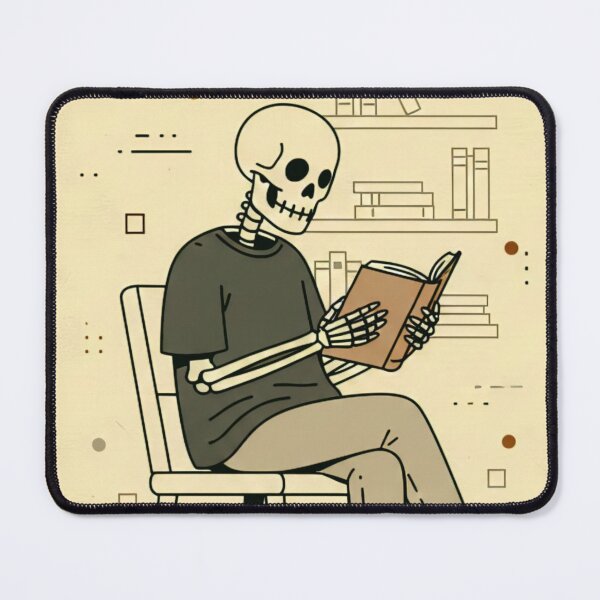 Item preview, READER | Minimalist Skeleton Streetwear Art designed and sold by DEADLINE. .