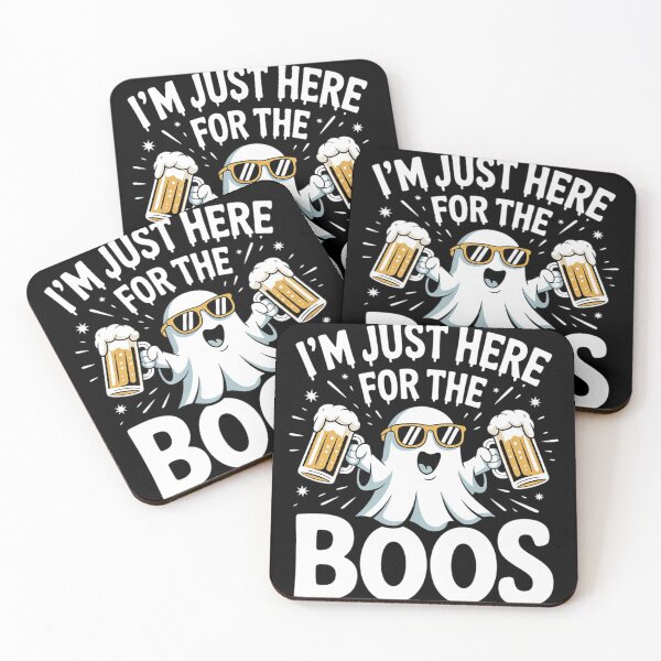 Item preview, I'm Just Here For The Boos Halloween Ghost Beer Crew men  designed and sold by KotexTemu.