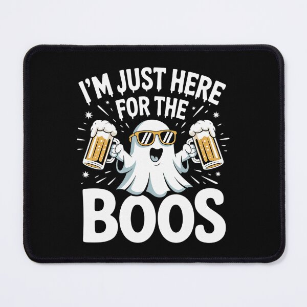 Item preview, I'm Just Here For The Boos Halloween Ghost Beer Crew men designed and sold by KotexTemu.