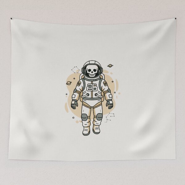 Item preview, ASTRONAUT | Minimalist Skeleton Streetwear Art  designed and sold by DEADLINE. .