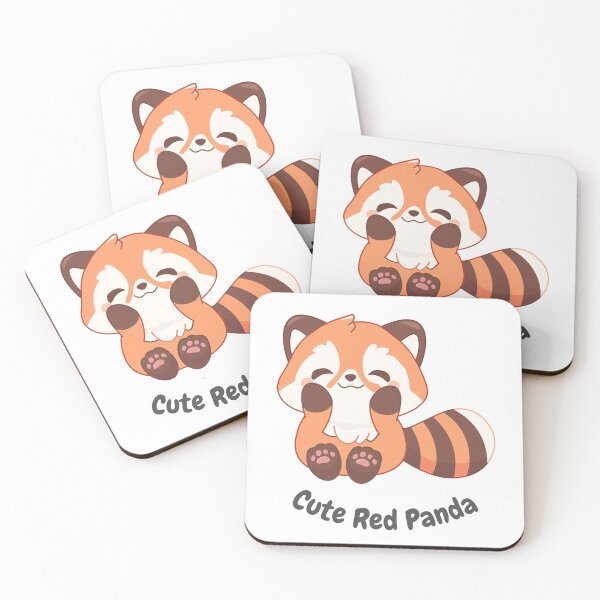 Item preview, Adorable Smiling Red Panda Illustration designed and sold by IN Tales.
