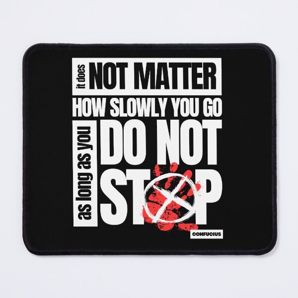 Item preview, Do Not Stop Motivational Typography Quote (Alternate) designed and sold by LinyaAtbpPH.