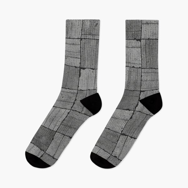 Item preview, Industrial Brutalist Stone Grid Pattern Weathered Concrete Blocks designed and sold by Owcomm.