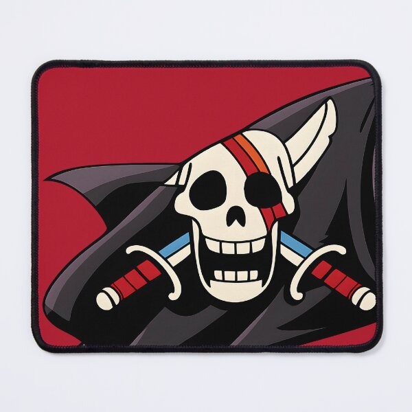Item preview, Winged Pirate Skull Flag – Bold Anime-Inspired Jolly Roger Emblem designed and sold by AnimeFlash_0.