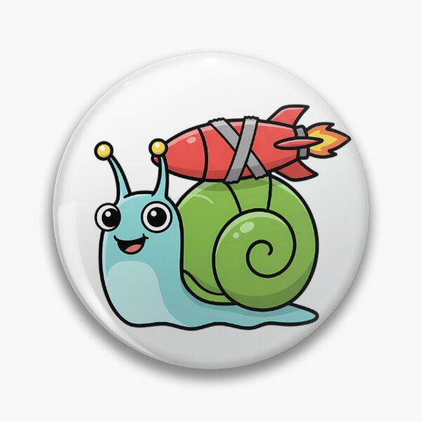 Item preview, Speed of Life Funny Procrastination Snail designed and sold by GiftsForge.