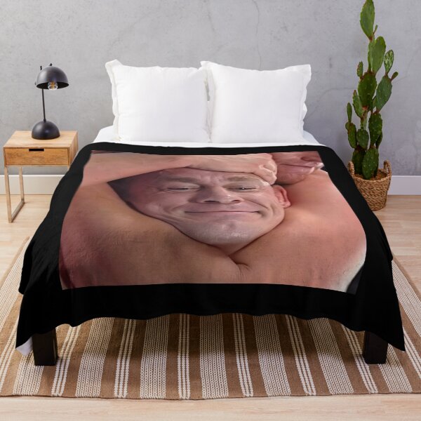 Item preview, John Cena Smiling Before Giving Up Meme | Wrestling Reaction Meme | Funny Fan Parody Design designed and sold by Alluka Brand.