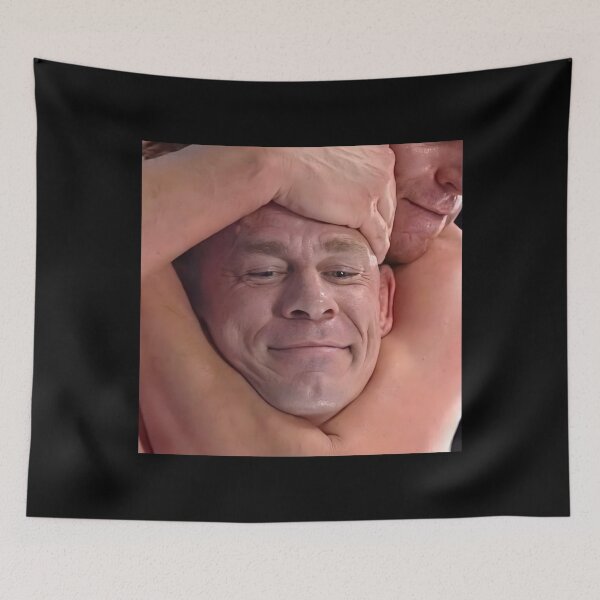 Item preview, John Cena Smiling Before Giving Up Meme | Wrestling Reaction Meme | Funny Fan Parody Design designed and sold by Alluka Brand.