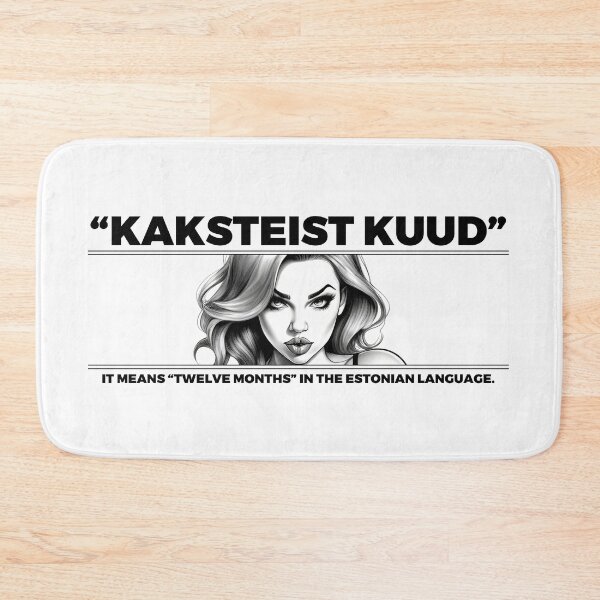 Item preview, Kaksteist Kuud – Estonian Sounds Dirty in English designed and sold by JaaGo PopLab.