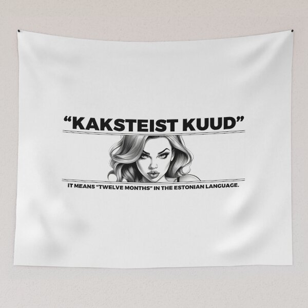 Item preview, Kaksteist Kuud – Estonian Sounds Dirty in English designed and sold by JaaGo PopLab.