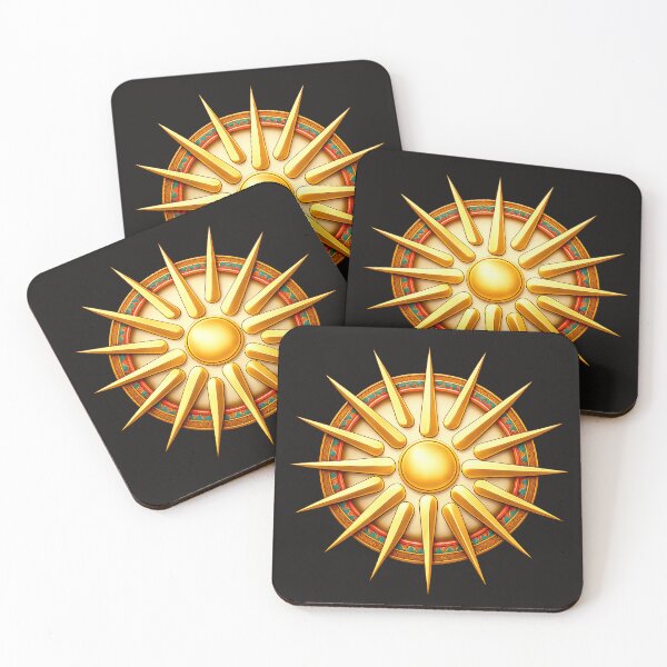 Item preview, Vergina Sun Emblem – Ancient Macedonian Golden Symbol designed and sold by The Abstract Vision.
